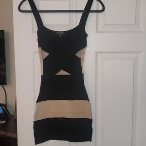 Tan/blk mini thin strap
